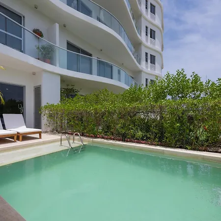 Lujoso Con Salida Directa A La Playa Edificio Morros Eco Apartamento Cartagena